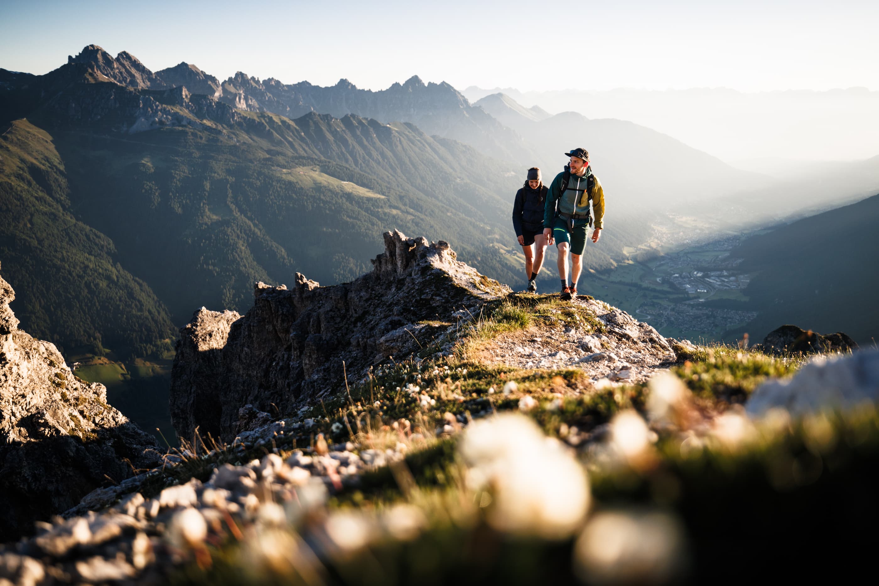Aussichtspunkt hoch über dem Stubaital